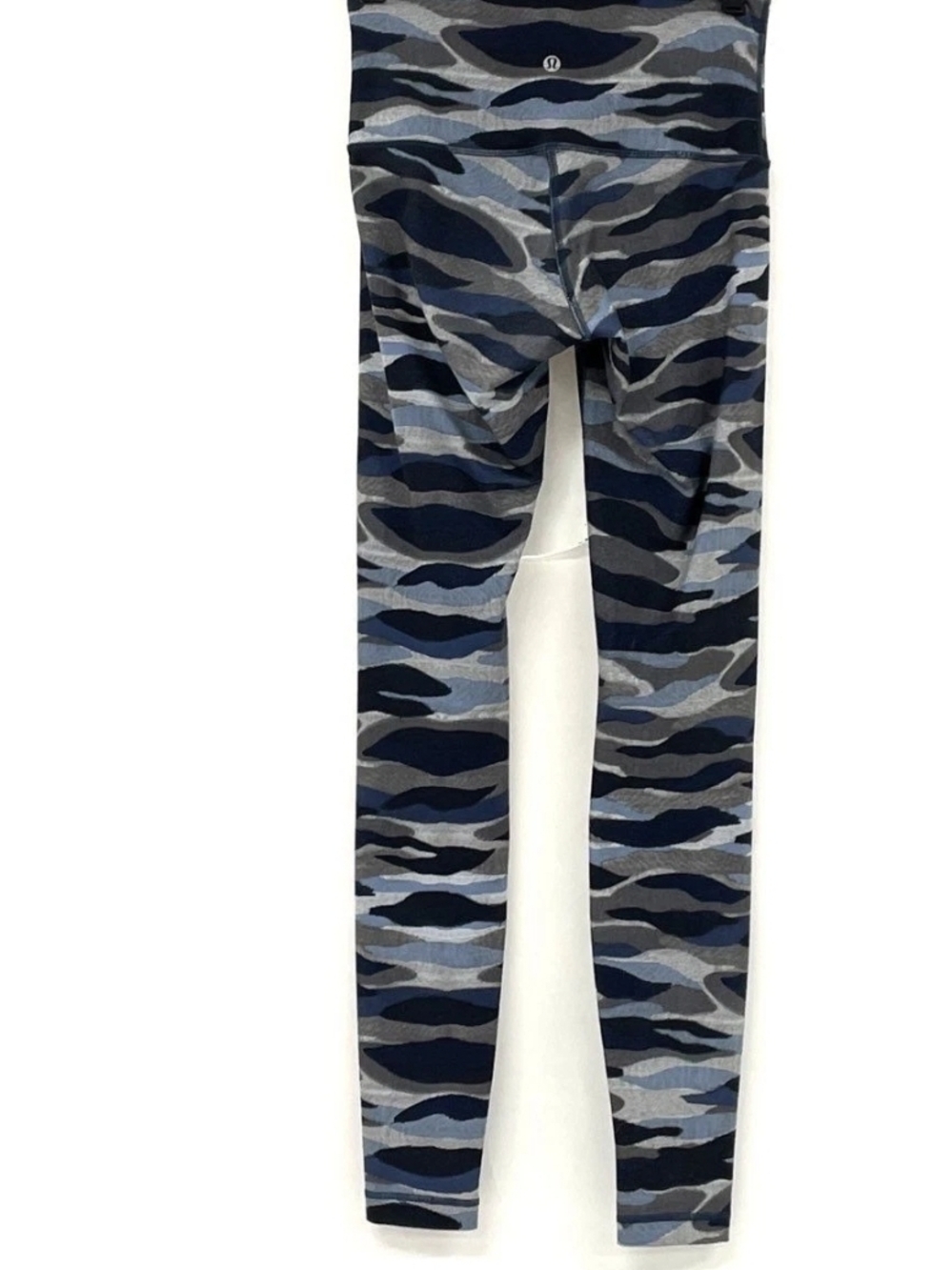 lululemon athletica Girls' Blue & Gray Camo Align Leggings Sz6
